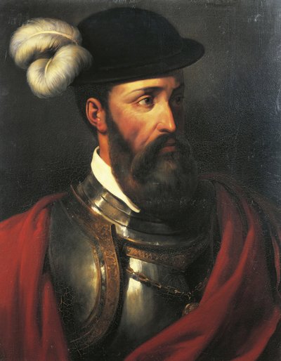 Francesco Pizarro, Navigator and Conquistador (1475-1541) by Amable Paul Coutan